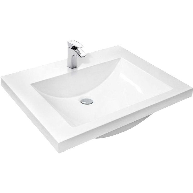 Раковина мебельная Эстет Монако 70 ФР-00000792 белая в 100Kran: Широкий выбор и доступные цены.