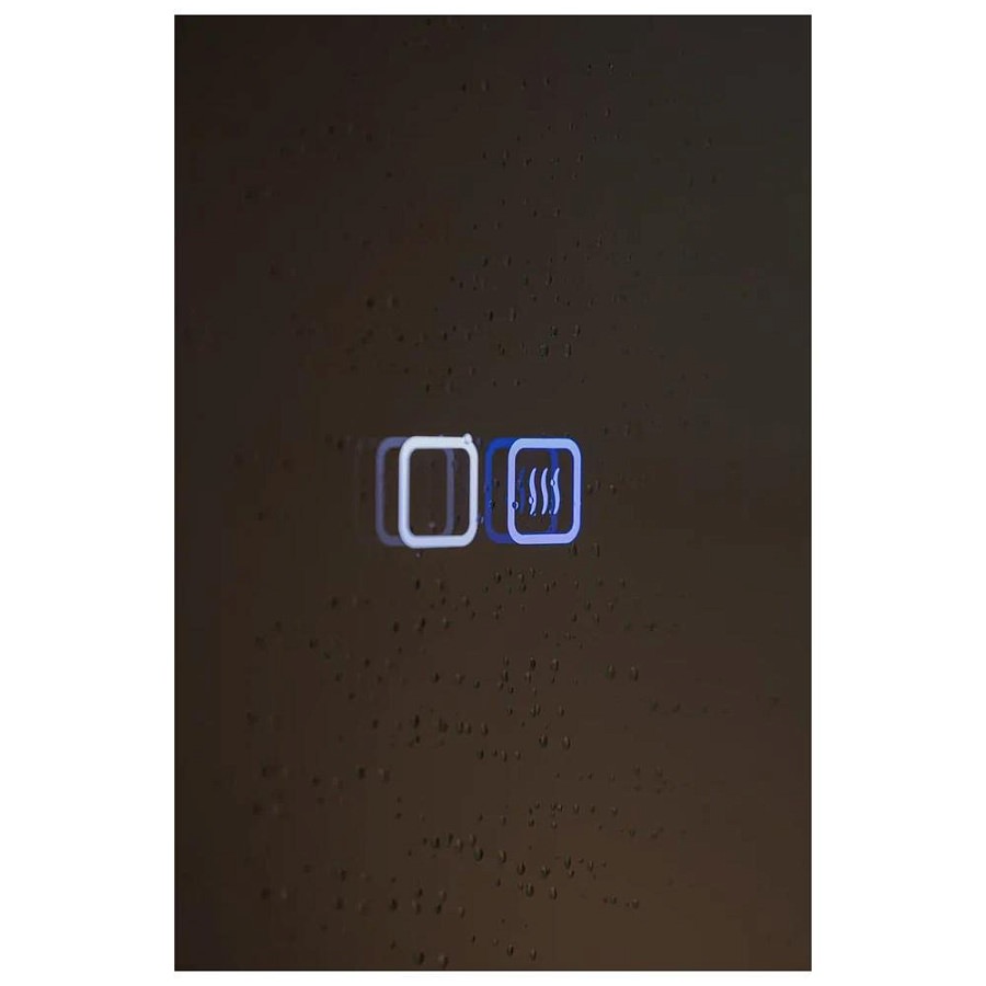Зеркальный шкаф с подсветкой Silver Mirrors Фиджи - 2 Flip 50 х 75 см  LED-00002680 подогрев, сенсорный выключатель создать уют и комфорт, это просто!