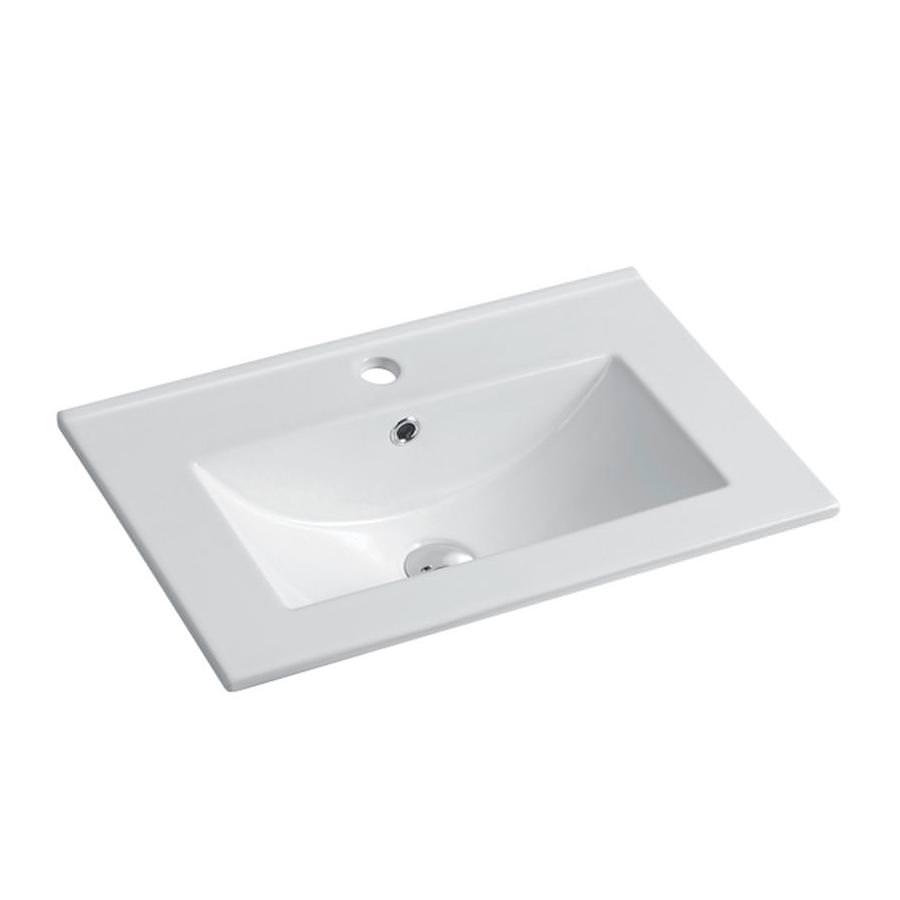 Раковина Vincea VBS-13960S1 61 см керамическая цвет белый в 100Kran: Широкий выбор и доступные цены.