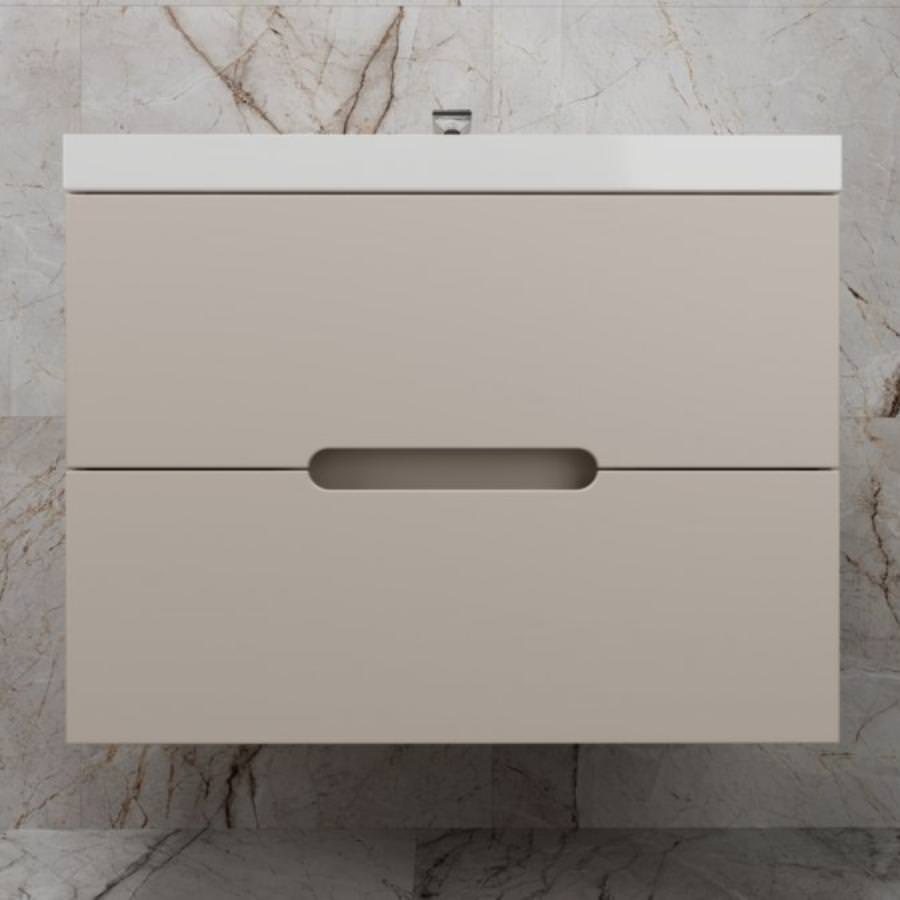 Тумба с раковиной подвесная Style Line Матис 80 умывальник Andrea Classic 800 крем ЛС-00002308 в 100Kran: Широкий выбор и доступные цены.