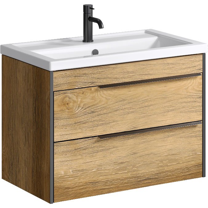 Тумба под раковину Aqwella Fargo 80 FRG0108DB подвесная дуб балтийский в 100Kran: Широкий выбор и доступные цены.