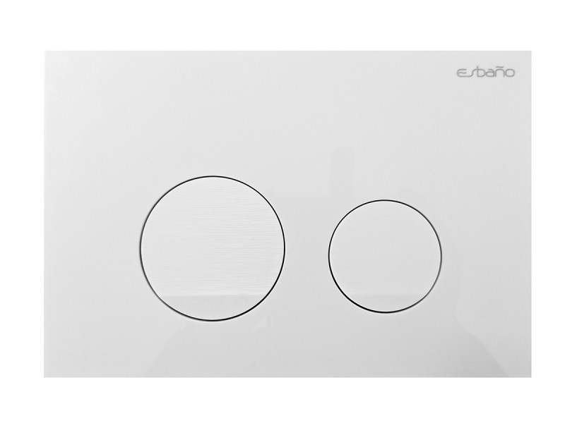 Клавиша смыва ESBANO ESINSLM37GW SLIM-37GW белый блестящий в 100Kran: Широкий выбор и доступные цены.