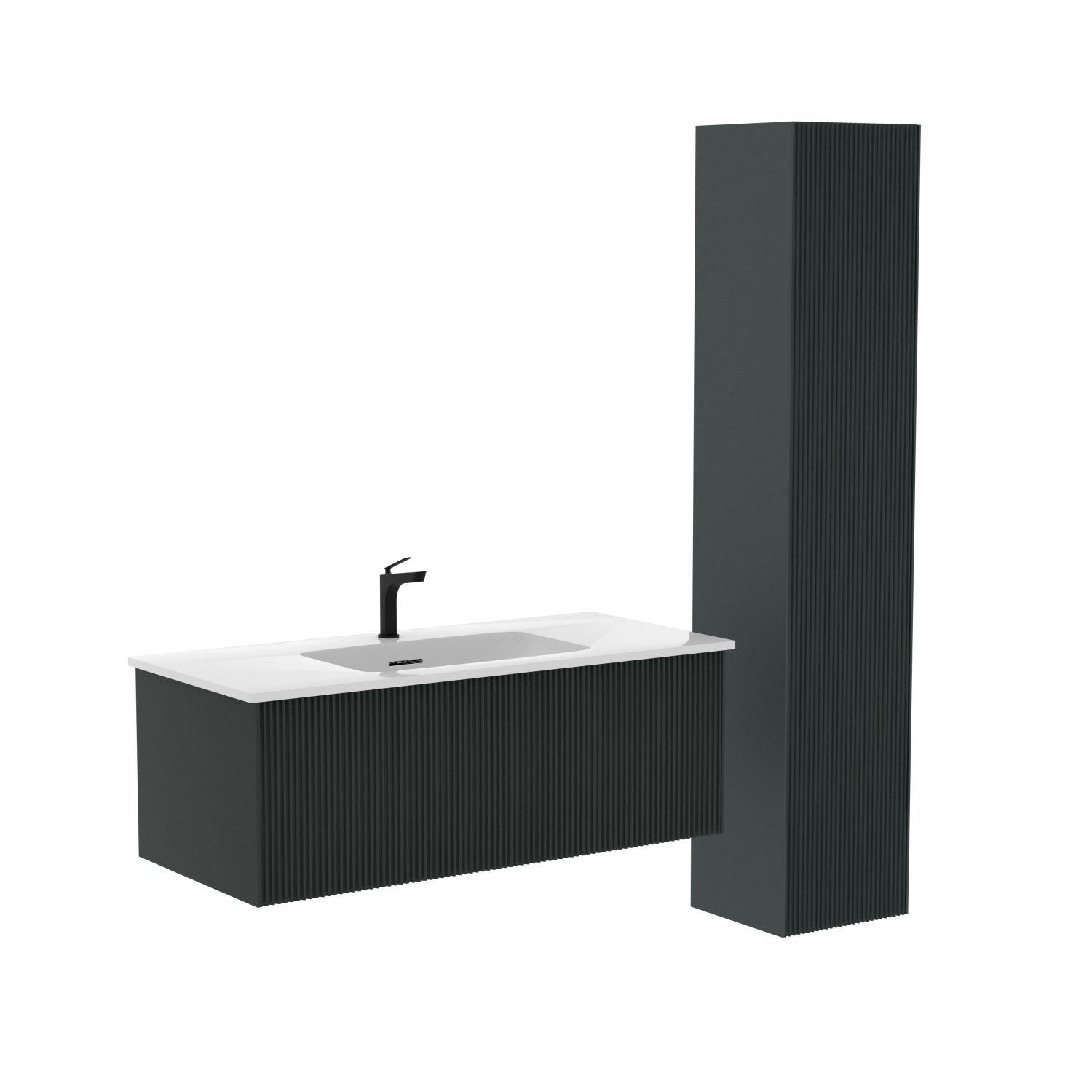 Пенал подвесной LA Fenice Terra Grigio 30 серо-зелёный в 100Kran: Широкий выбор и доступные цены.