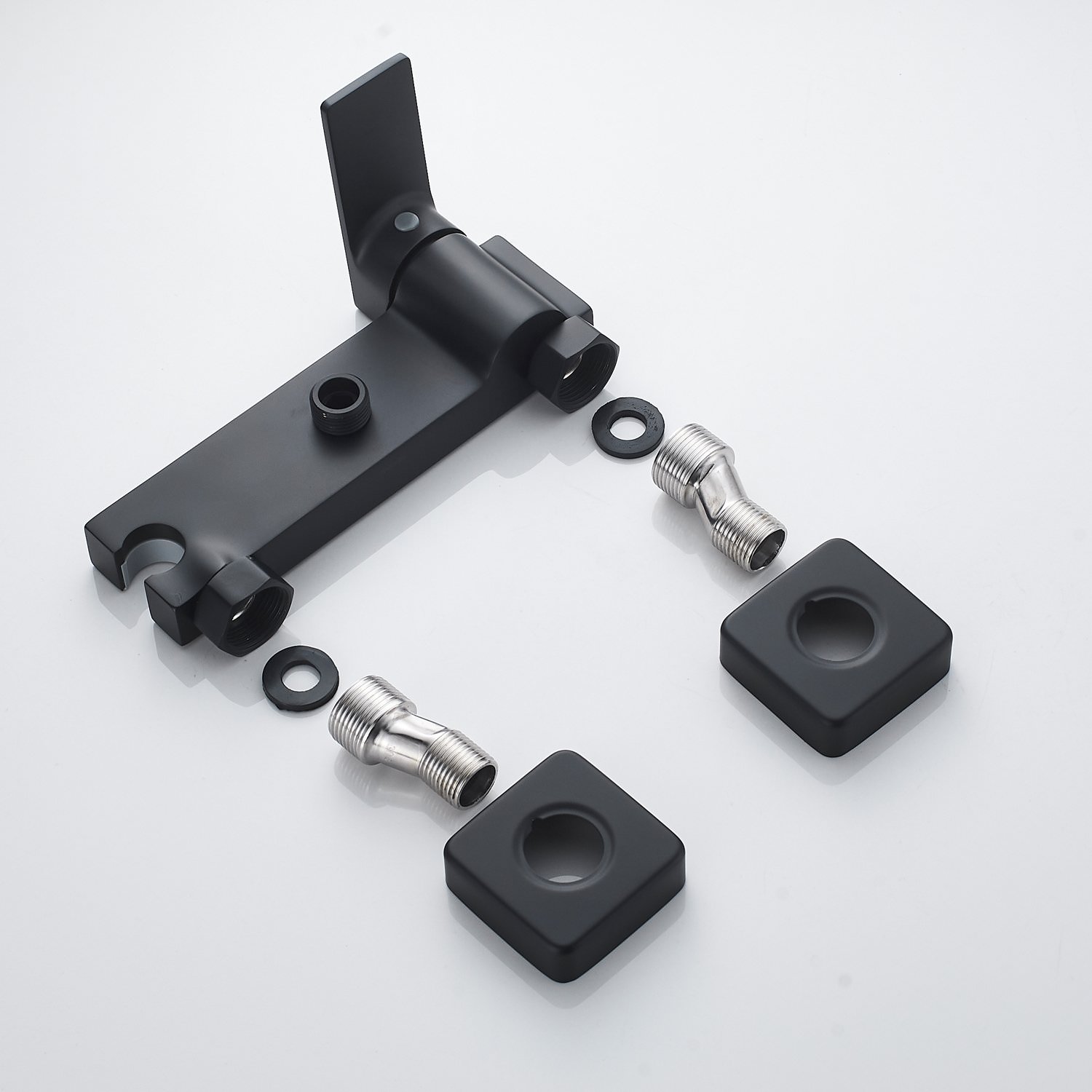 Гигиенический душ со смесителем Rose R1805H-1 черный в 100Kran: Широкий выбор и доступные цены.