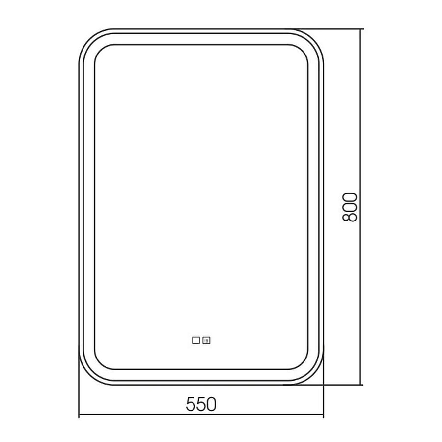 Зеркало с подсветкой Silver Mirrors Malta-RGB 55 х 80 см LED-00002511 разноцветное 100Kran: Широкий выбор и доступные цены.