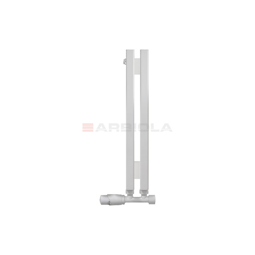Вертикальный радиатор с нижним подключением Arbiola Compact V 101987 8 х 60 см белый матовый ral 9016 от интернет-магазина сантехники 100Kran!