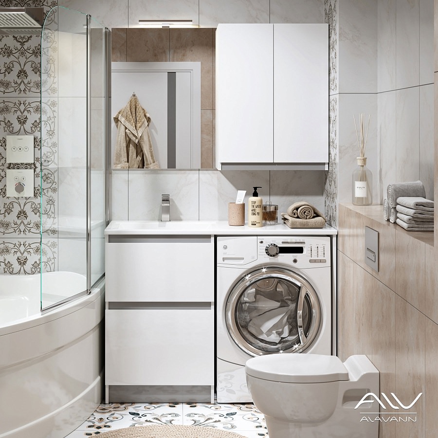 Шкаф подвесной Alavann Soft Silver 70 см ALV0232002 белыйв 100Kran: Широкий выбор и доступные цены.
