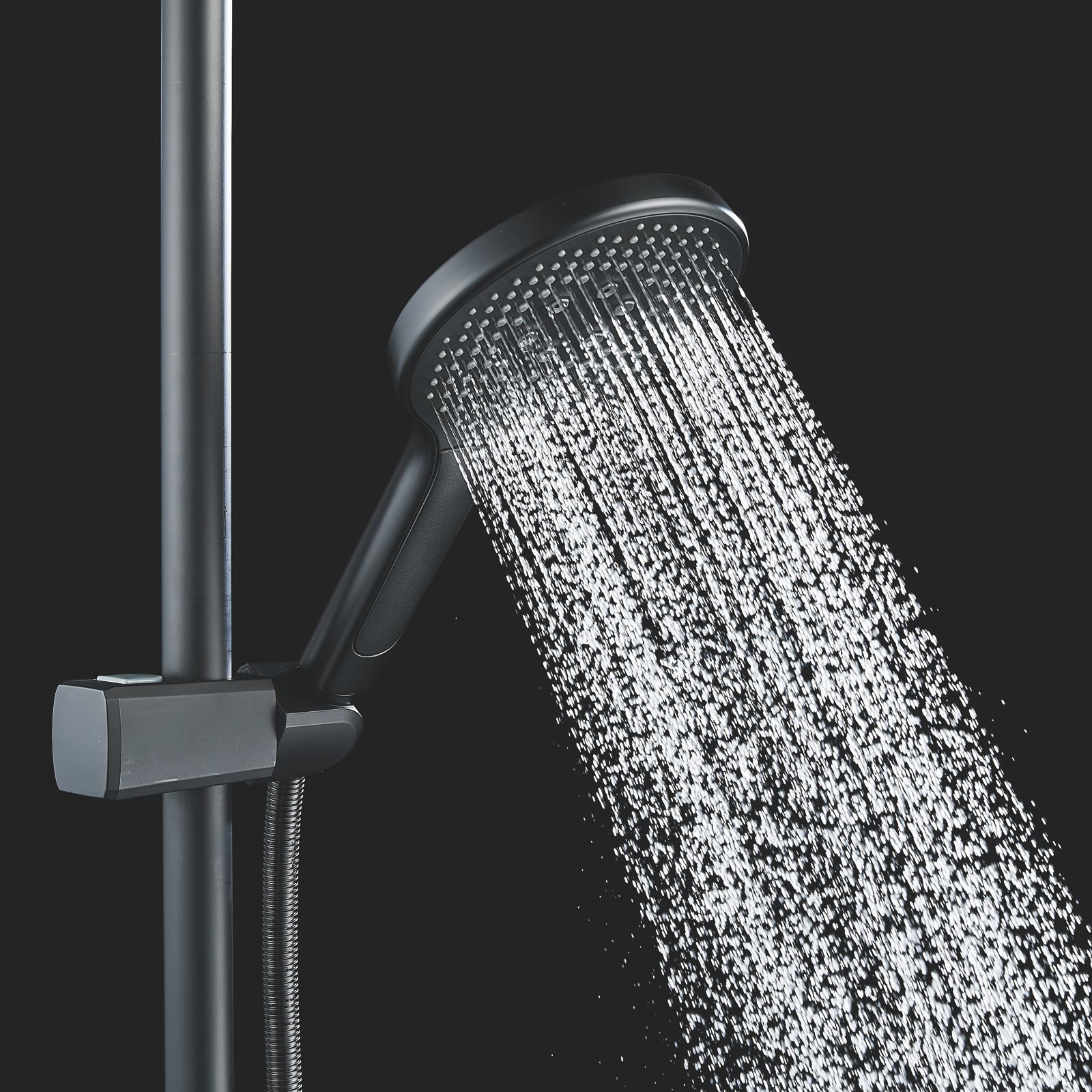 Душевая система Rose R3936H черный в 100Kran: Широкий выбор и доступные цены.