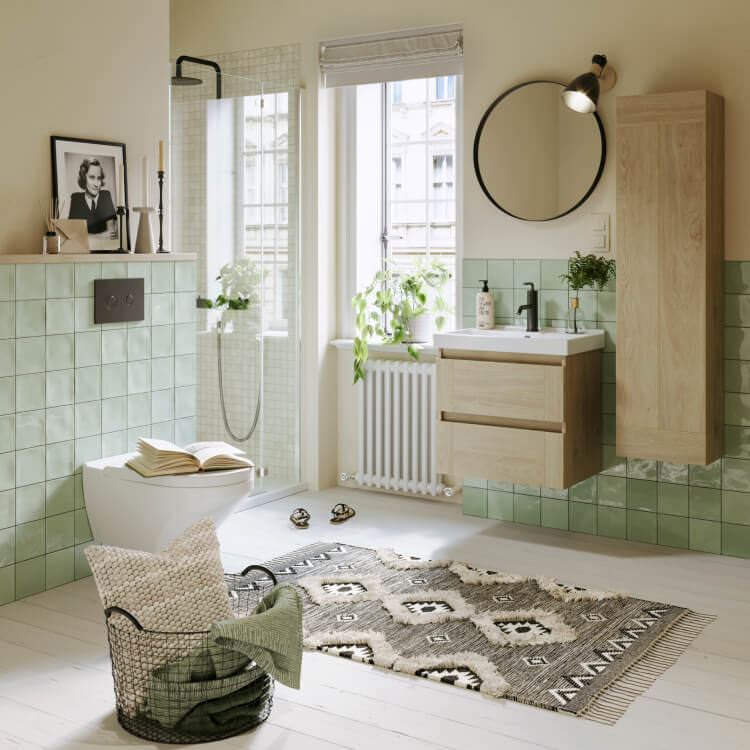 Тумба под раковину AQWELLA Astrid 60 AST0106DD подвесная Дуб Давос в 100Kran: Широкий выбор и доступные цены.