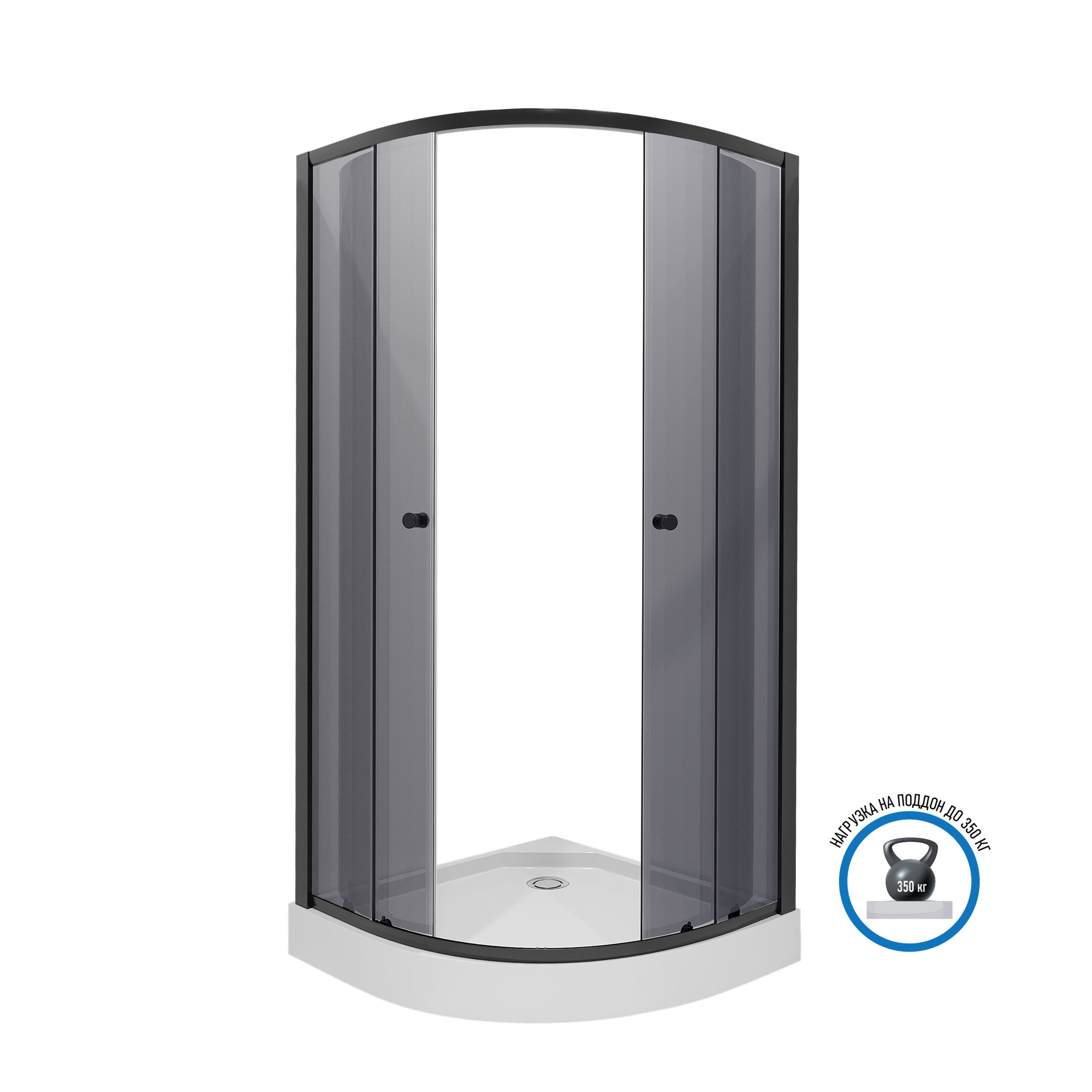 Душевой уголок Niagara NG-007-14T 900х900х1950 низкий поддон 13 см стекло ТОНИРОВАННОЕ в 100Kran: Широкий выбор и доступные цены.