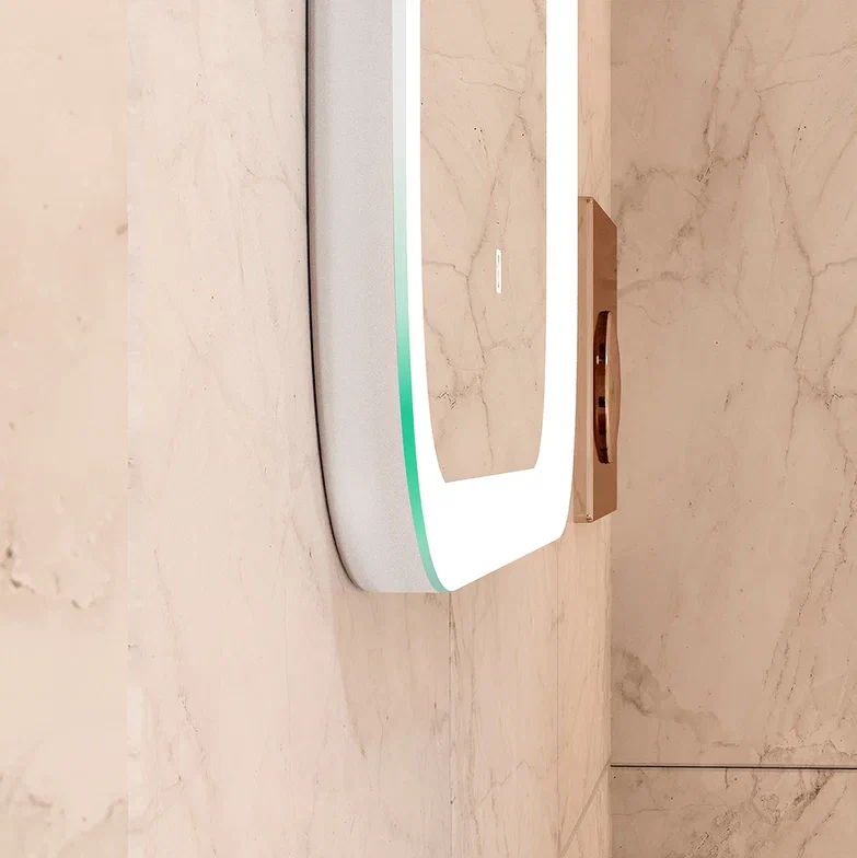 Зеркало с подсветкой Континент "Glamour  Led" 500х700 ЗЛП243 100Kran: Широкий выбор и доступные цены.
